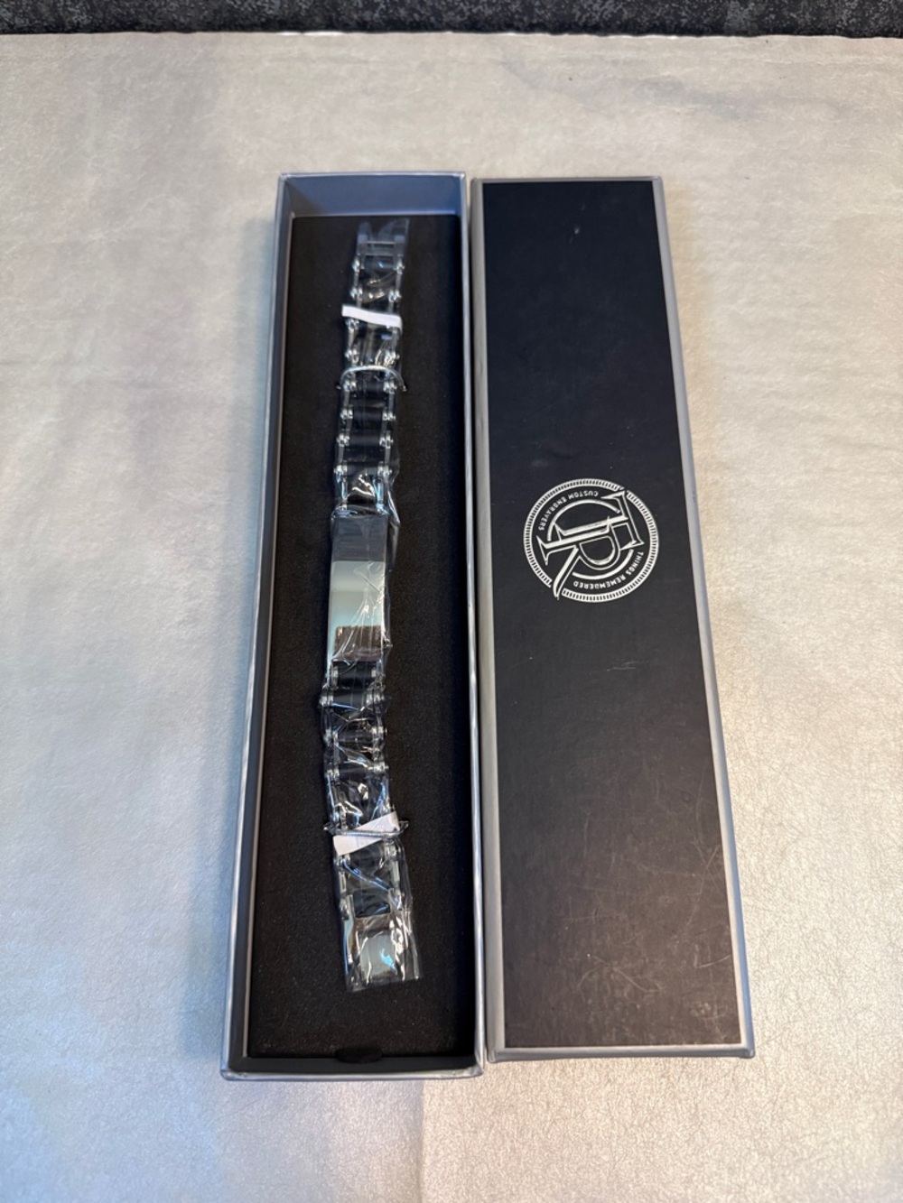 Stainless Steel Men's Bracelet - Silver
